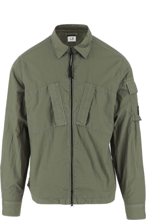 C.P. Company Coats & Jackets for Men C.P. Company Nylon Zip-up Lens Jacket