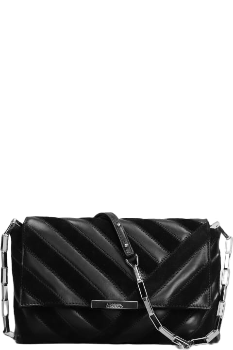 Fashion for Women Isabel Marant Merine Shoulder Bag In Black Suede And Leather