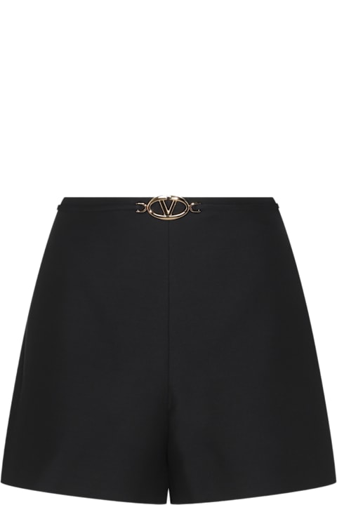 Pants & Shorts for Women Valentino Black Shorts