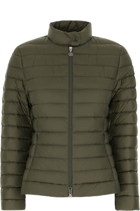Moncler Coats & Jackets for Women Moncler Olive Green Nylon Igelle Down Jacket