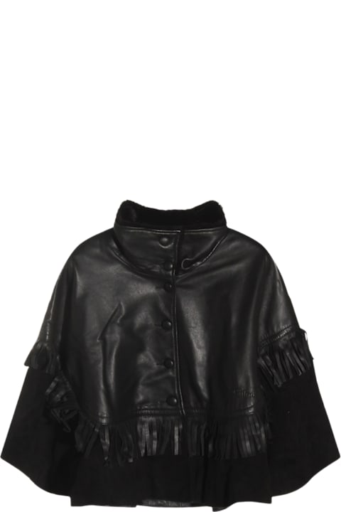 Chloé for Men Chloé Black Leather Cape