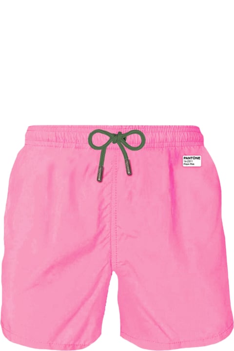 MC2 Saint Barth Swimwear for Men MC2 Saint Barth Man Pink Swim Shorts | Pantone Special Edition