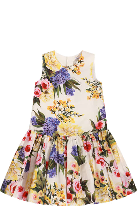 Dolce & Gabbana for Kids Dolce & Gabbana Multicolour Cootn Dress