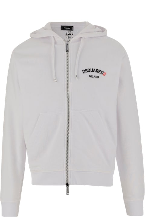 Dsquared2 Clothing for Men Dsquared2 Cotton Hoodie With Logo