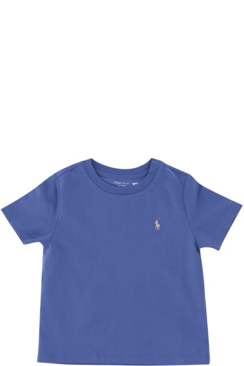 Polo Ralph Lauren T-Shirts & Polo Shirts for Baby Boys Polo Ralph Lauren Cotton T-shirt With Logo