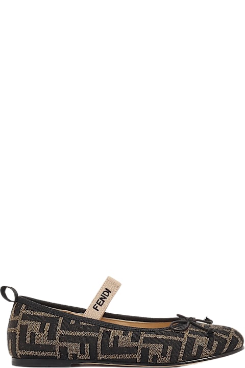 Fendi Shoes for Girls Fendi Dancer Flat Shoes