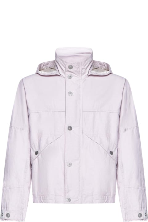 Clothing for Men Stone Island Cotton Hooded Jacket