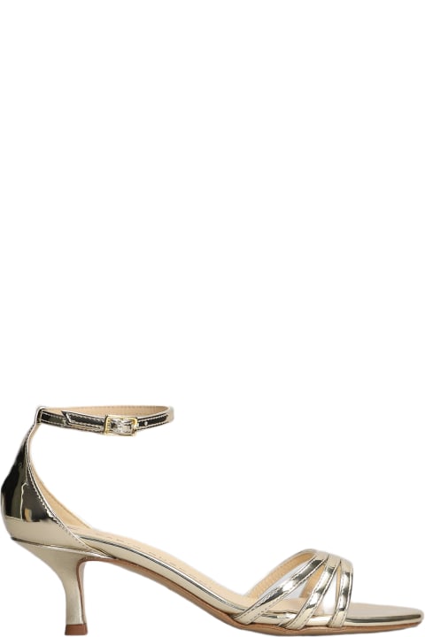 Shoes for Women Fabio Rusconi Sandals In Platinum Leather