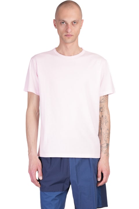 Mauro Grifoni Clothing for Men Mauro Grifoni T-shirt In Rose-pink Cotton