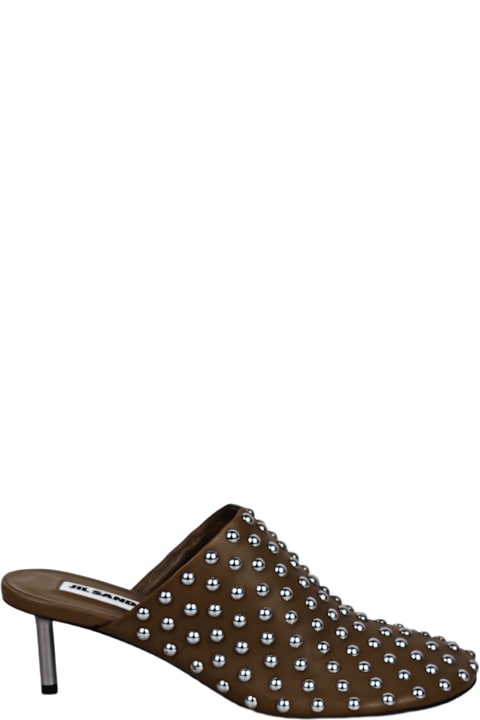 Jil Sander Shoes for Women Jil Sander Jil Sander Stud-embellished Mules