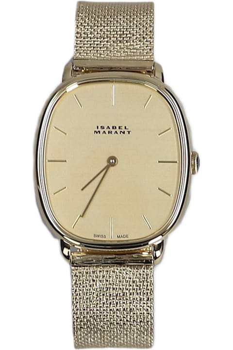 ウィメンズ 腕時計 Isabel Marant Watche In Gold Leather