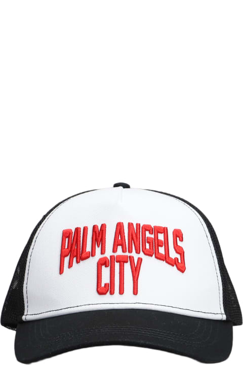 Palm Angels Hats for Men Palm Angels Hats In Black Cotton