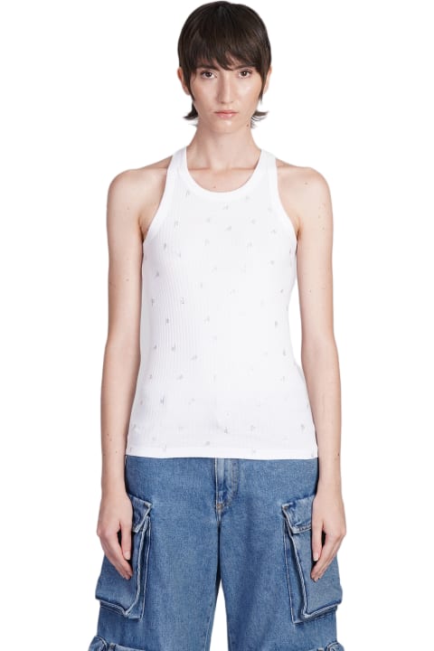 Homeware The Attico Tank Top In White Cotton
