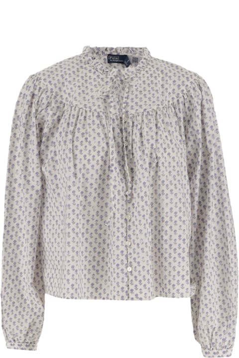 Ralph Lauren Topwear for Women Ralph Lauren Cotton Shirt With Floral Pattern