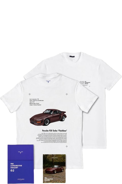Larusmiani Topwear for Men Larusmiani The Automotive Gallery - 03. Porsche 930 Flachbau T-Shirt