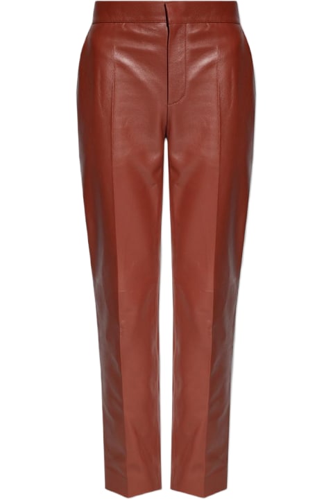 Chloé Pants & Shorts for Women Chloé Leather Trousers