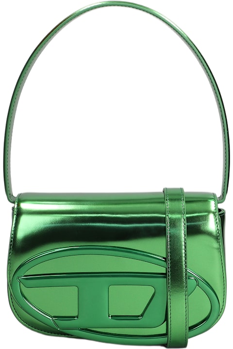 Diesel Bags for Women Diesel 1dr Shoulder Bag In Green Leather