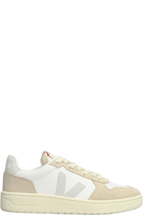 Veja Sneakers for Women Veja V-82 Sneakers In White Suede And Leather