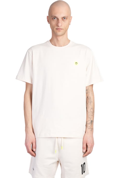 Barrow ملابس علوية لـ القسم الرجالي Barrow T-shirt In Beige Cotton