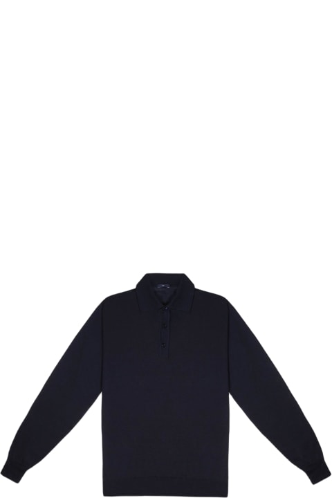 Larusmiani for Men Larusmiani Long Sleeve Polo 'coppa Europa' Sweater