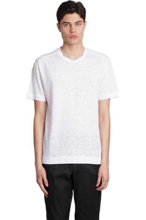 Zegna for Men Zegna T-shirt In White Linen