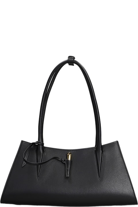 Mugler for Women Mugler Shoulder Bag In Black Leather