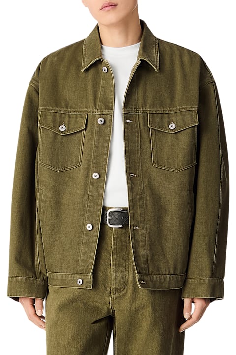 Bottega Veneta Coats & Jackets for Men Bottega Veneta Denim Jacket Stone Washed