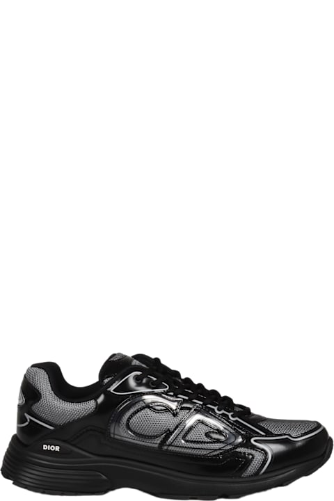 Dior Runner Microfiber Mesh Sneakers | italist