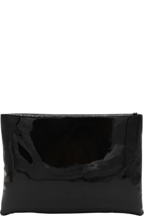 メンズのInvestment Bags Saint Laurent Black Large Puffy Pouch
