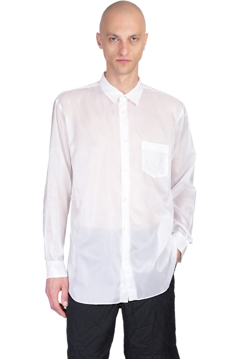 Comme des Garçons Shirt for Men Comme des Garçons Shirt Shirt In White Polyamide Polyester