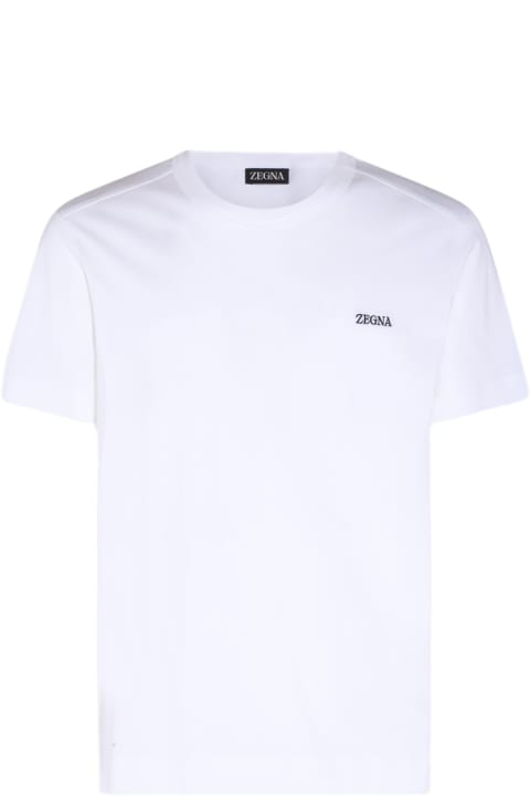 Zegna for Men Zegna White Cotton T-shirt