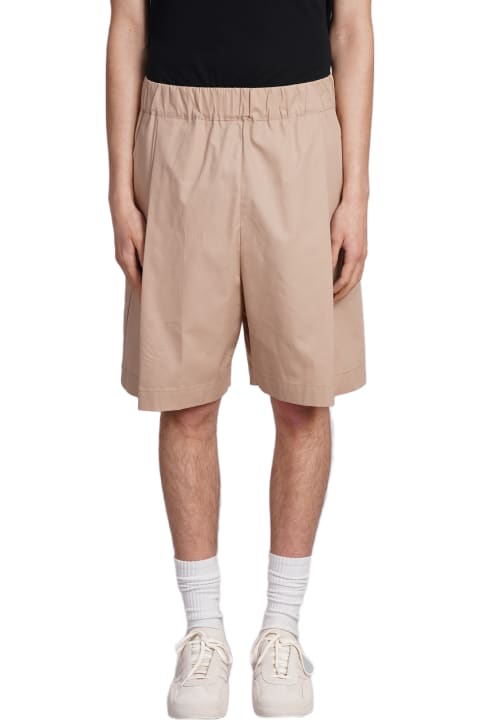 Laneus Pants for Men Laneus Shorts In Camel Cotton
