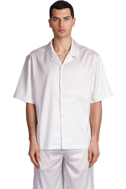 Axel Arigato for Men Axel Arigato Shirt In Beige Polyester