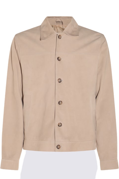 Altea for Men Altea Sand Leather Jacket