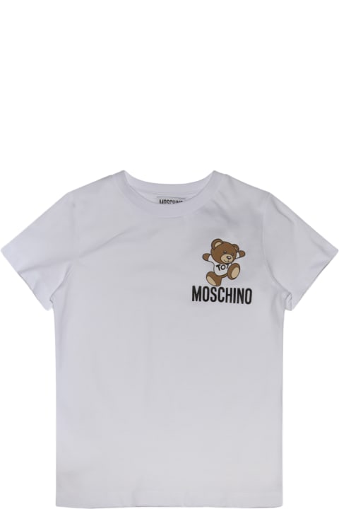 メンズ新着アイテム Moschino White Cotton T-shirt