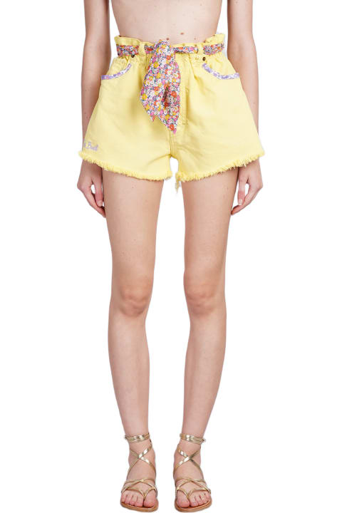 MC2 Saint Barth Pants & Shorts for Women MC2 Saint Barth Arizona Shorts In Yellow Denim
