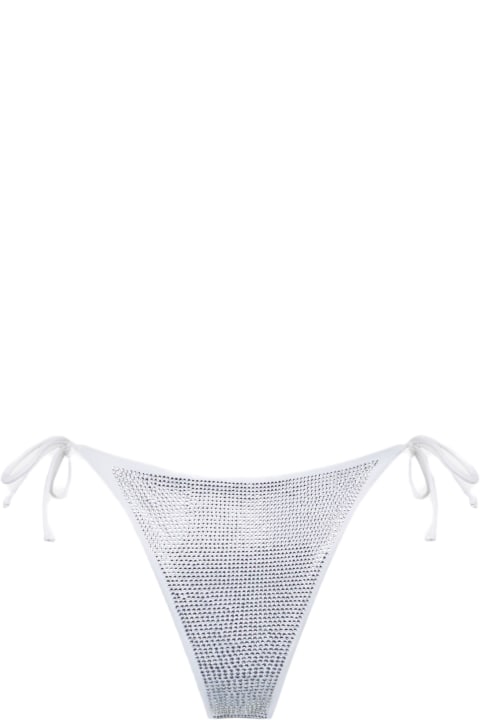 Homeware MC2 Saint Barth Woman Swim Briefs With Silver Rhinestones