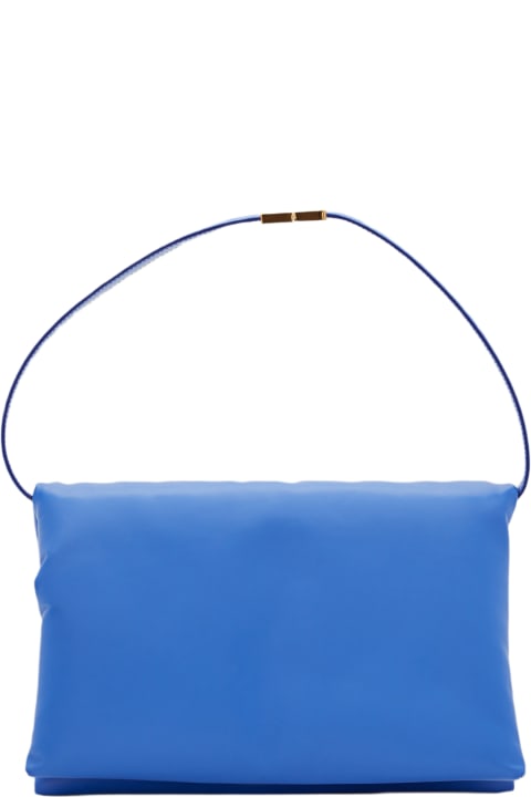 Homeware Marni Large Prisma Leather Shoulder Bag
