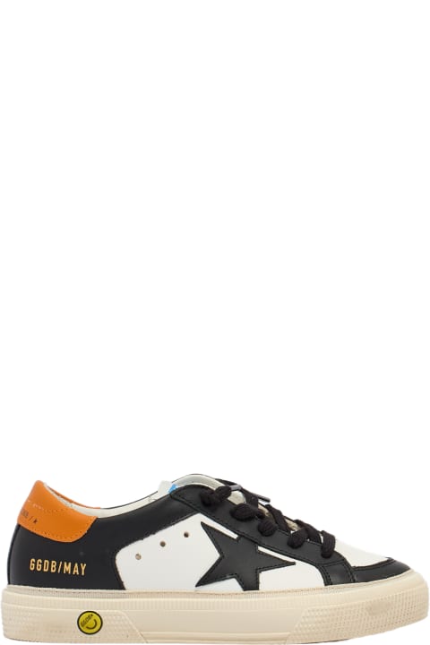 Shoes for Boys Golden Goose May Leather Sneaker