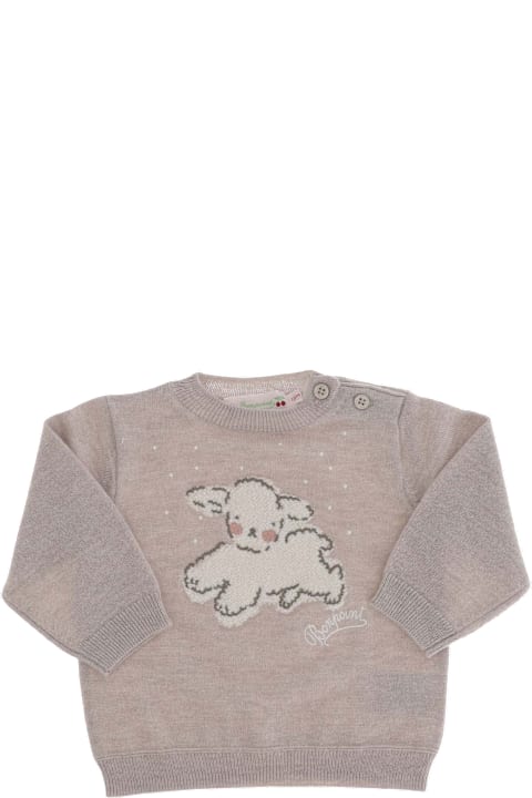 Bonpoint for Kids Bonpoint Wool Sweater With Logo