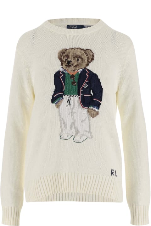 Fashion for Women Ralph Lauren Cotton Polo Bear Sweater