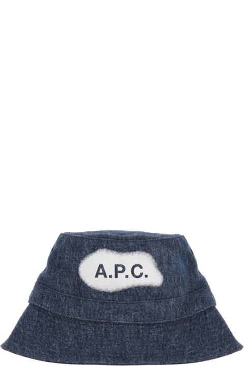 Hats for Men A.P.C. Denim Bucket Hat