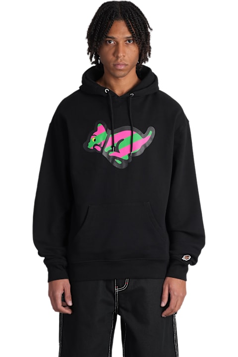 Homeware Icecream Sweatshirt In Black Cotton