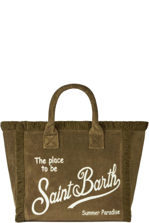 Homeware MC2 Saint Barth Vanity Military Green Terry Shoulder Bag