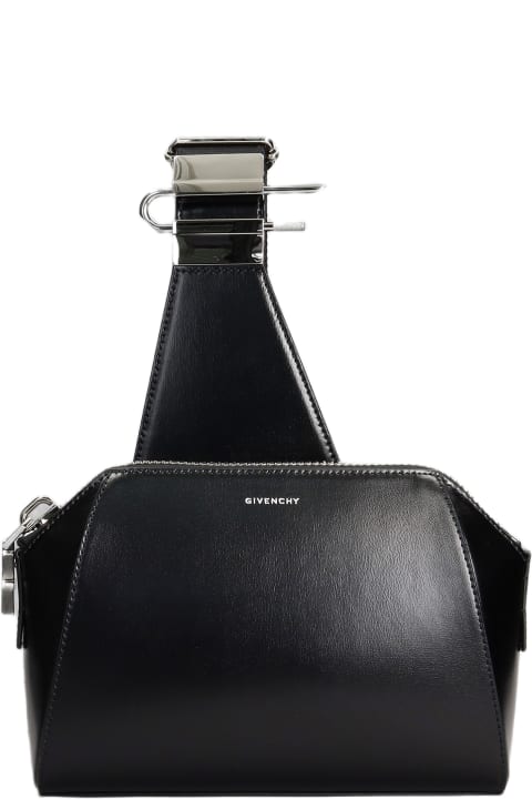 メンズ Givenchyのショルダーバッグ Givenchy Ant U Shoulder Bag In Black Leather