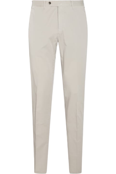 PT01 Clothing for Men PT01 Light Grey Cotton Pants