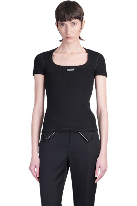 Alexander McQueen Topwear for Women Alexander McQueen Topwear In Black Cotton