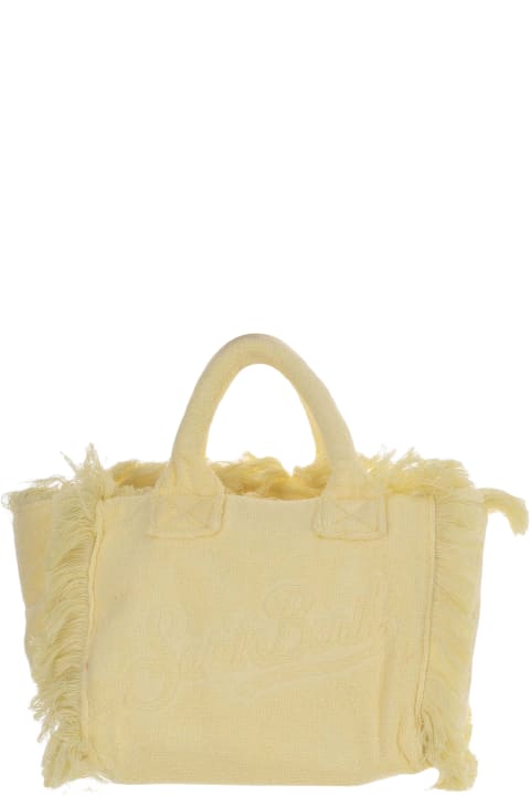 Bags for Women MC2 Saint Barth Colette Terry Cloth Tote Bag With Embroidery