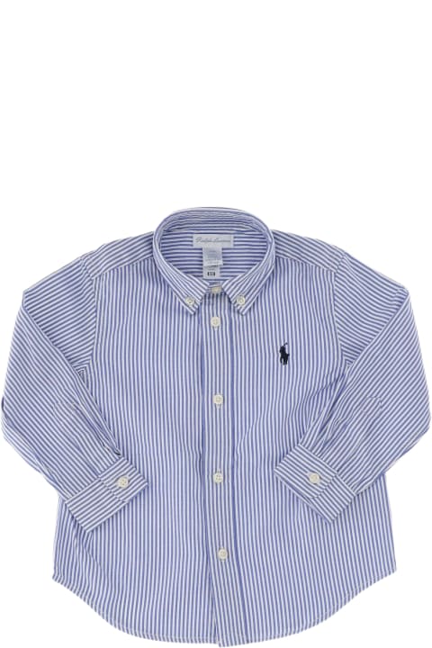 Topwear for Baby Boys Polo Ralph Lauren Cotton Button-down Shirt With Logo