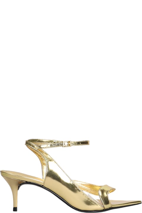 Sandals for Women Schutz Sandals In Gold Leather